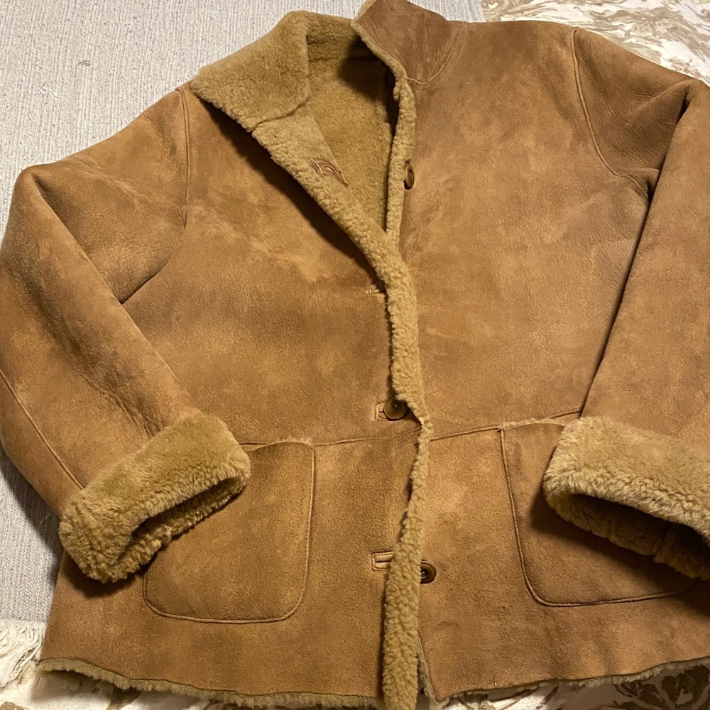 The Territory Ahead Brown Shearling sheepskin Jacket